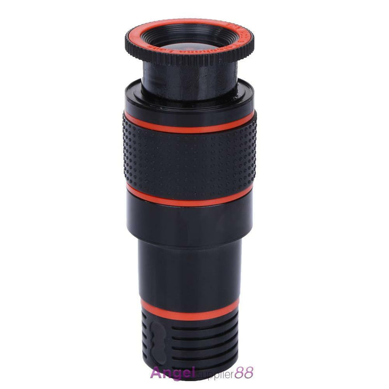 Clip-on 12x Optical Zoom HD Binocle Telescope Camera Lens For Mobile Cell Phone