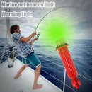 Ocean Fishing LED Light Float Waterproof Night Lamp (Green Double Battery) A