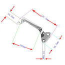 Boat Door LockerTransom Handrail Grab Handle 6" Marine 316 Stainless Steel New A