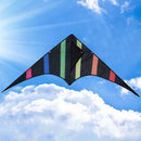 Triangle Black Kite +30m Kite Line Kids Outdoor Sports Kite Children's Gift