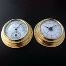 Thermometer Hygrometer Barometer Watches Clock 2 Whole Set Weather Station  Y7E4