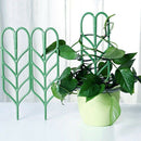Garden Trellis For Climbing Plants, Leaf Shape Potted Plant Support Vines V