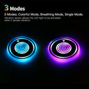 1pair Battery Powered LED Car Lights 7 Colors Changing Universal Cup Holder