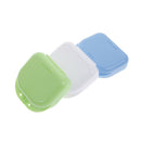 Practical Denture Bath Case Dental False Storage Box with Hanging Net Container