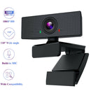 2MP Full HD 1080P Webcam with Built-in Microphone USB Beauty Web Camera