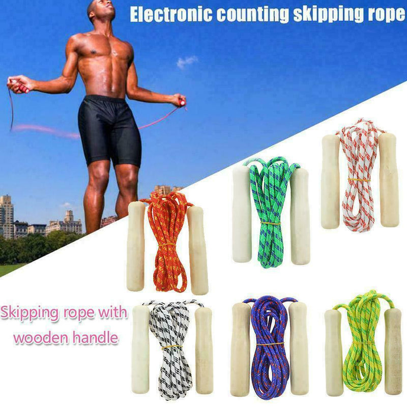 1* High Skipping Jump Rope Adjustable Skipping Training Exercise Kids Fo I0K2