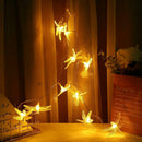 10 LED Dragonfly String Lights Outdoor Yard Christmas Decorative Lamps