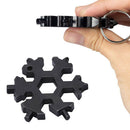 18 in 1 Portable Snowflake Shape Screwdriver Wrench Multi-tool For Outdoor Ride