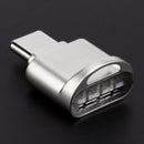 Mini Portable Key Ring Type Type-C USB3.1 Micro SD TF Memory Card Reader A
