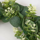 Round Natural Door Wreath Home Wall Green Leaf Garland Decors Romantic