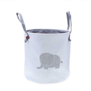 Elephant Pattern Foldable Dirty Clothes Basket Laundry Washing Bag