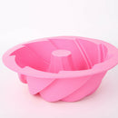 Silicone Swirl Cake Bakeware Mold Non stick Ring Pan Chocolate Baking Mould Tool