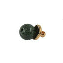 100pcs Smooth Beads Caps Findings Fit 10mm Round Beads Jewelry Making 8mm