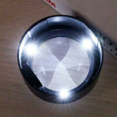 Large 90mm Cylindrical Magnifier with 3 LED Lights K9 Optical Lens Magnifier