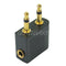 3.5mm Airplane Travel Headphone Earphone Jack Socket Plug Splitter Cable Adapter