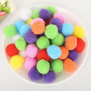 Decorative Felt Balls Pom Pom 1cm 100Pcs Christmas Craft Mixed Colors Wholesale