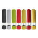 Electric ABS Salt Spice Herb Pepper Mill Grinder Kitchen Gourmet with light P1H9