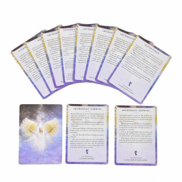 Angels of Light Cards Oracle Tarot Cards Divination Destiny Card Board GameJ Hn
