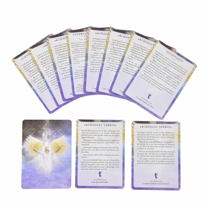 Angels of Light Cards Oracle Tarot Cards Divination Destiny Card Board GameJ Hn