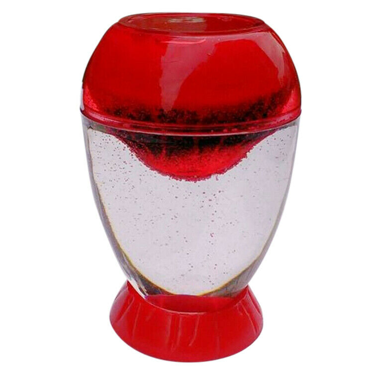 Egg Sand Clock Liquid Oil Glass Sandglass Hourglass Timer Home Decor Relax  K7A6