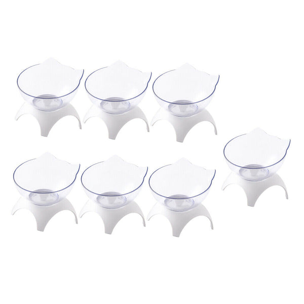 7x Cat Dog Elevated Food Bowls Eco-friendly Raised Feeder Small Pet Teddy