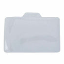 20 Pcs 3.3" x 2" Clear Plastic Name Tag Business ID Card Holder
