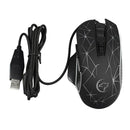 Gaming Mouse, Ergonomic Wired Gaming Mice 1200/ 1600/ 2400/ 3200 DPI, LED