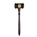 Handcrafted Wooden Wood Gavel Sound Block Gift for Lawyer Judge Auction Sale New
