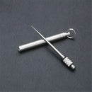Portable Titanium Outdoor Edc Toothpick Bottle Fruit Fork Camping Tool Toothpick