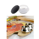 2Artist Double Single Palette Dipper With Lid Clip Container for Oil Acrylic