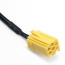 High Quality Car Accessory 6Pin to 3.5mm AUX Stereo Audio Line Input Cable