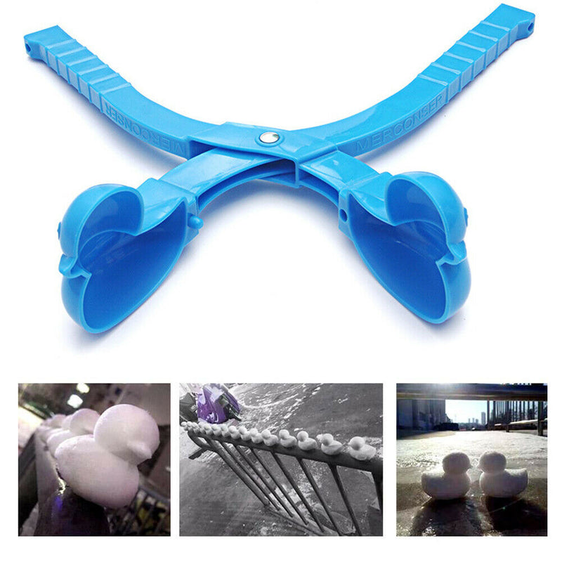 Plastic Snowball Maker Duck Kids Outdoor Snow Ball Clip Mold Toys Random