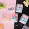 2pc/set Cartoon portable plastic contact lens case contact lenses box containeJR