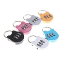 2pcs Cartoon Mini Digital Briefcase Password Padlock Luggage Gym Lock Gw