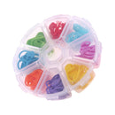 224pcs Amazing Knitting Crochet Locking Stitch Needle Clip Markers Holder Tool