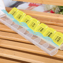 7 Day Pill Box Weekly AM PM Medicine Organiser Tablet Dispenser 14 Compartment