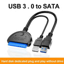 SATA to USB 3.0 2.5/3.5 inches HDD SSD Hard Drive Converter Cable Line Adapter_