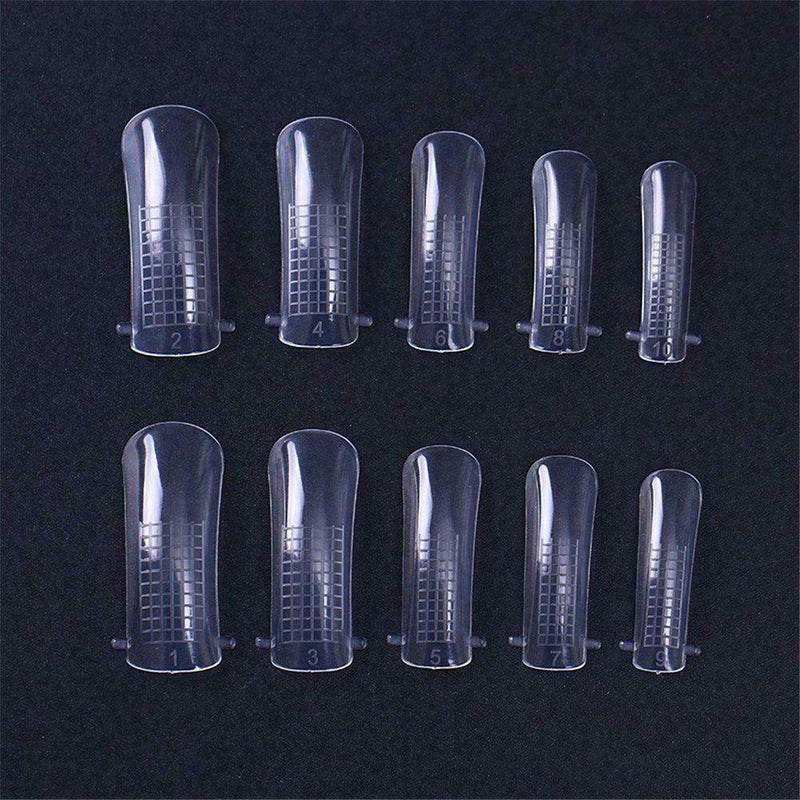 Poly Gel Nails Builder Extension Tips Clear UV Brush Gel Mold Tips PolyGel L8I5