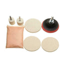 8Pcs Car Glass Scratch Cerium Removal Tool Oxide Powder Polishing Pads Hot F3C3