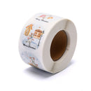 1Roll/500pcs Merry Christmas Wall Stickers Christmas Decorations for Home XSEAU