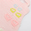 15pcs Silicone Stitch Markers Knitting Holder DIY Weave Tools Locking Stitch  JR