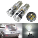 xbd 100w 1156 s25 p21w ba15s led backup light car reverse bulb lamp LJME