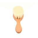 Quality Wooden Baby Hair Brush for Newborns & Toddlers | Natural Soft Goat  B9C8