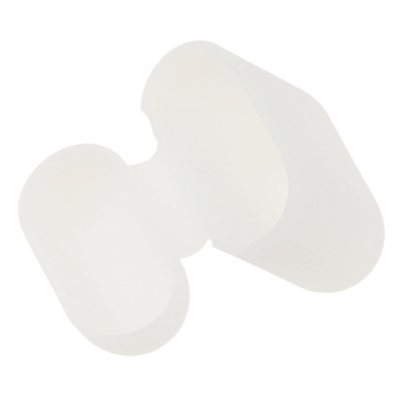 Clear+Blue Silicone Case Protector Bumper Box For AirPods Wireless Earpod