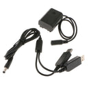 NP-FZ100 DC Coupler Dummy Battery Pack + Dual USB Power Adapter Cable for Sony
