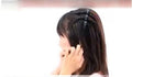 Fashion Practical Women Double Hair Pin Clips Barrette Comb Hairpin Hair Disk V3
