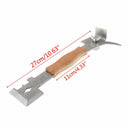 Durable Handle Wooden Stainless Steel Beehive Hive Scraper Beekeeping To ERO