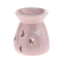 Ceramic Incense Cones Burner Candle Tealight Holder Joss Ash Catcher Purple