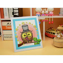 Night Bird 5D Cardboard Round Diamond Painting DIY Craft Needlework Stitch