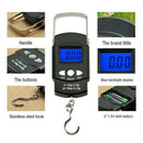 50kg LCD Digital Sacel Portable Electronic Hook Scale Fishing Luggage Weigher